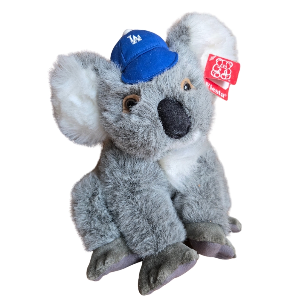 Vintage VTG Los Angeles Dodgers Koala Plush 1997 Baseball